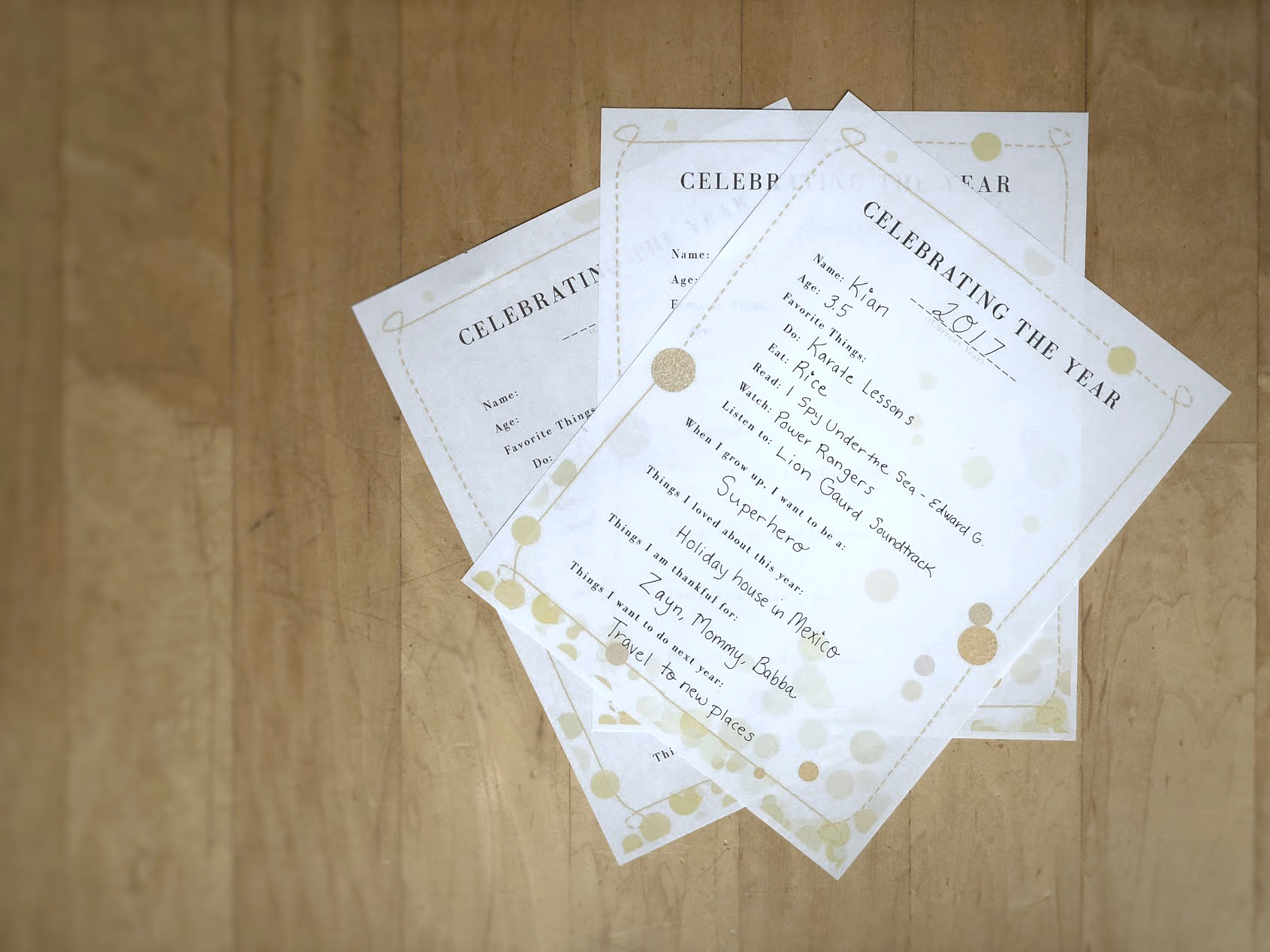 Starting The Year With Reflection, Remembrance, and Gratitude