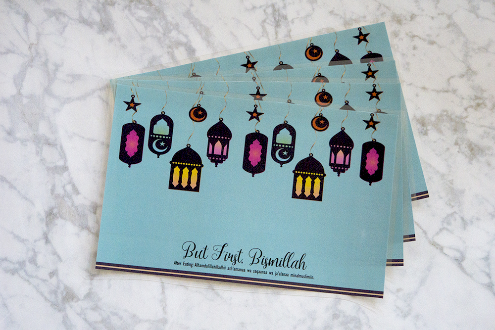 Easy Children’s Placemat Favors For Your Next Iftar or Eid Party