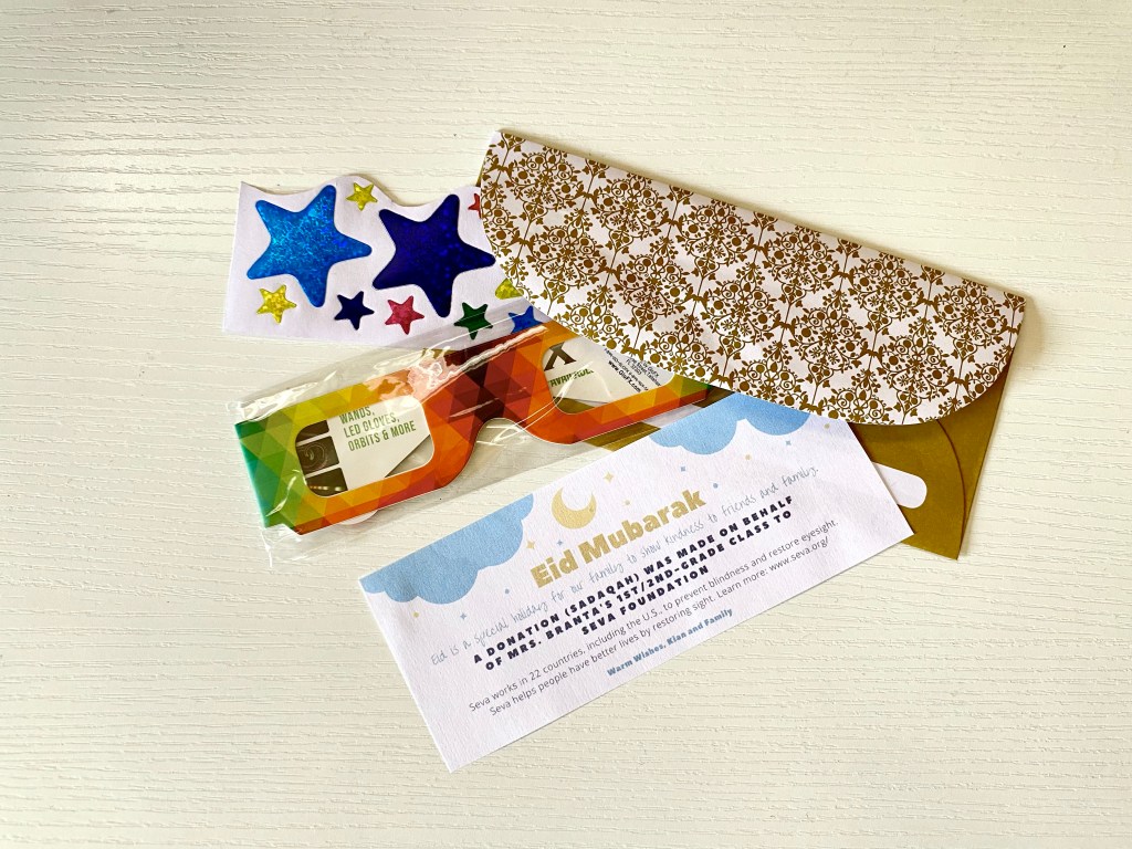 Easy Eidi Envelope and Sadaqah Classroom Eid&nbsp;Favor