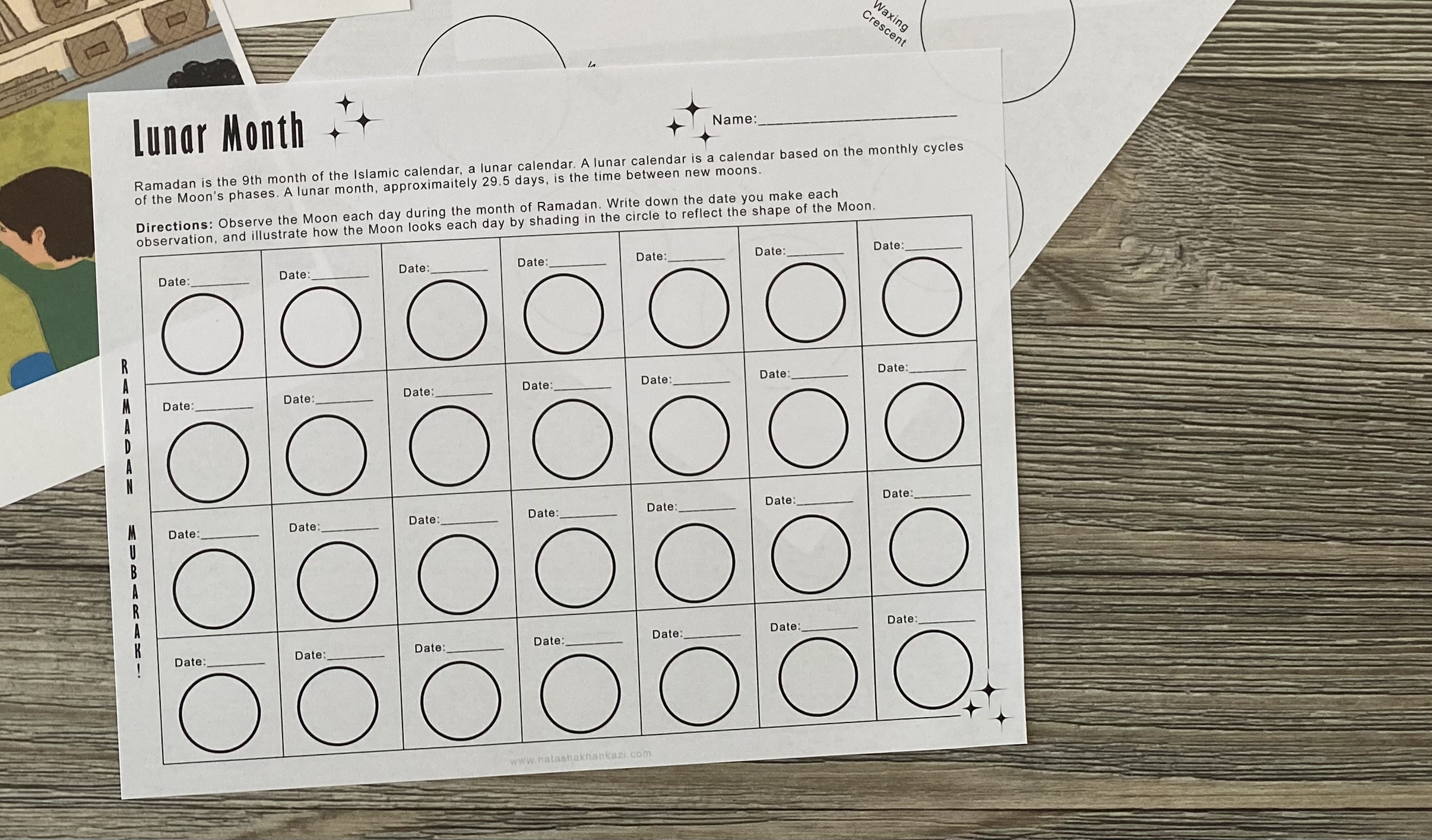 Download A Free Ramadan Moon Phases Tracker